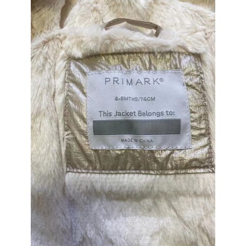 Primark hotsell fluffy coat