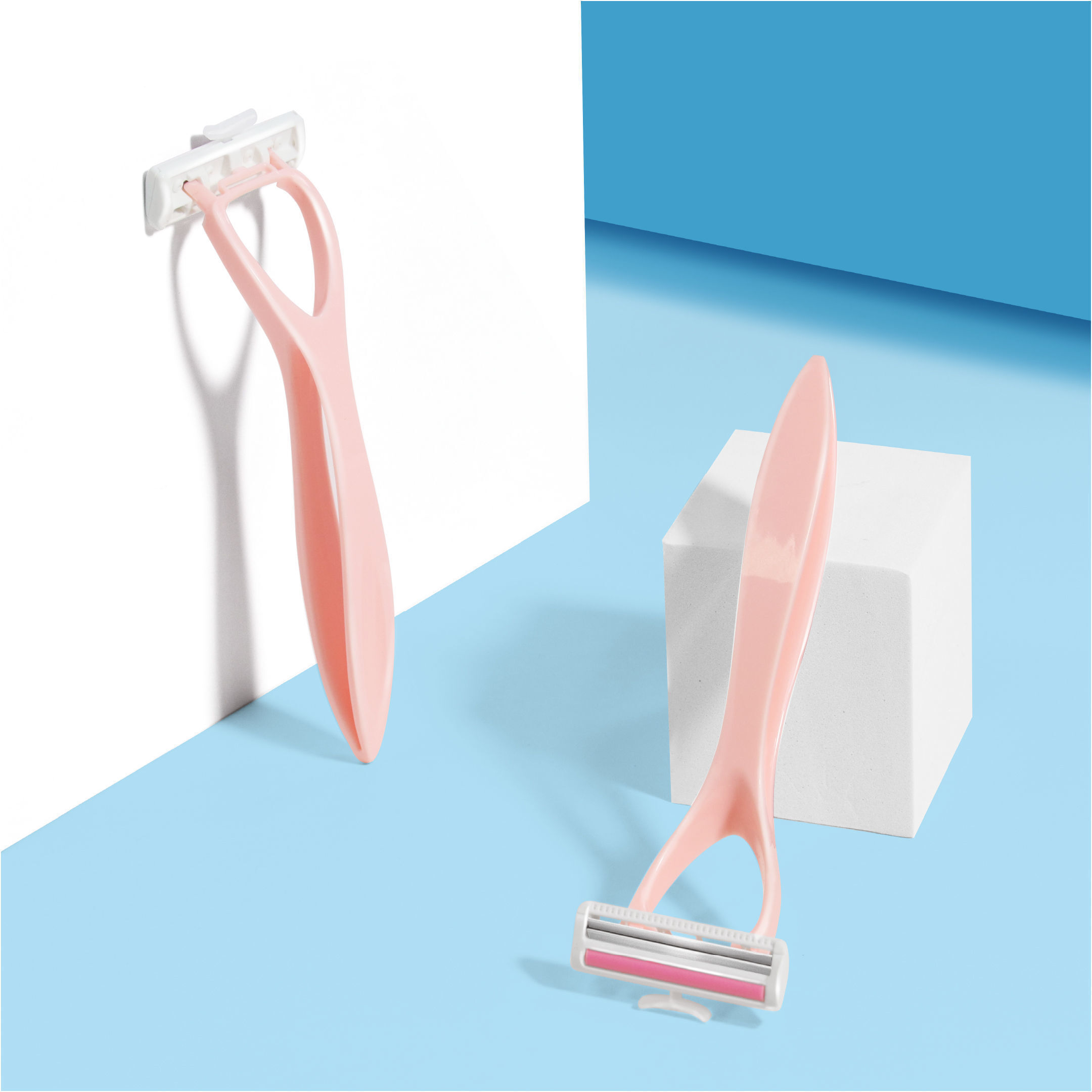 Factory Price Handy Razor Two-layer Blade Disposable Shaving Razor ...
