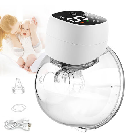 LCD Wireless Wearable Bra Breast Pump Hands Free Electric Smart Electronic  Portable Silicone Baby Milk Suction Breast Pump - China Wearable Breast Pump  and Electric Breast Pump price