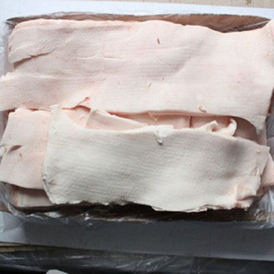 Buy Wholesale United States Low Price Frozen Pork Back Skin Frozen