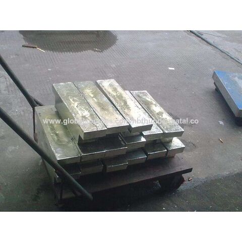 Lingot d'étain (Sn 99,90 %) fabriqué en Chine