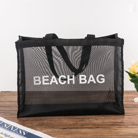 Market Bag Reusable Grocery Bag Cotton Net Tote Mesh Beach 