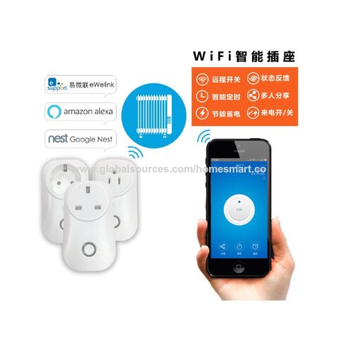 Outdoor Smart Plug, TESSAN WiFi Smart Outlet Switch with 3 Individual  Sockets Work with Alexa Echo Google Home, Wireless Remote Control Outlet,Timer  by Smartphone, Weatherproof Outdoor Power Strip 