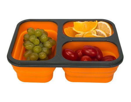 Buy Wholesale China Lunch Box Three-grid Lunch Box Outdoor Cutlery Silicone  Foldable Lunch Box Portable Sealed Lunch Box & Lunch Boxes at USD 2.9