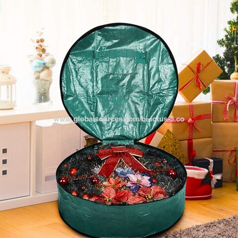 Grand sac pour sapin de Noël,Boîte à conteneurs pour arbres artificiels  avec poignées | Sacs de rangement, couverture d'arbre de noël, emballage