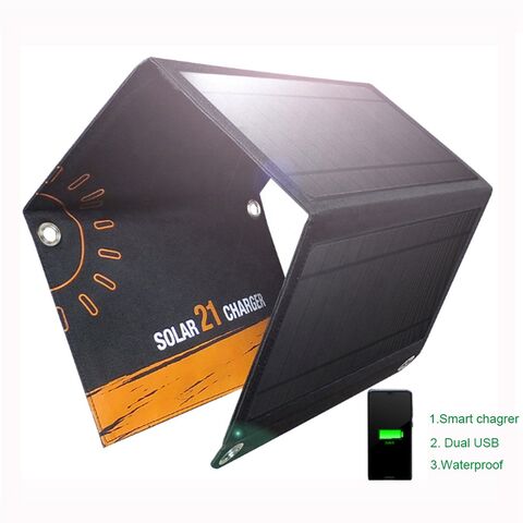 Panel Solar Plegable SunPower 120W, Energía Solar Portátil y Práctica