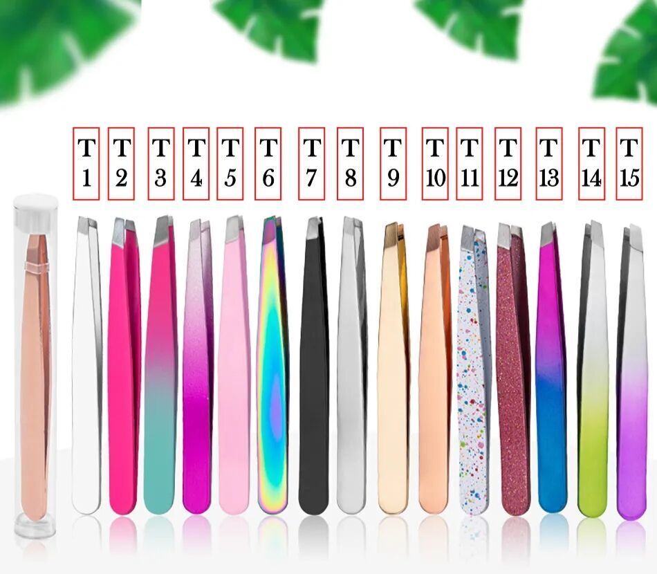 Nail Clipper Cuticle Nail Nipper Set Black 18 Piece Stainless Steel Manicure Pedicure Set Kit