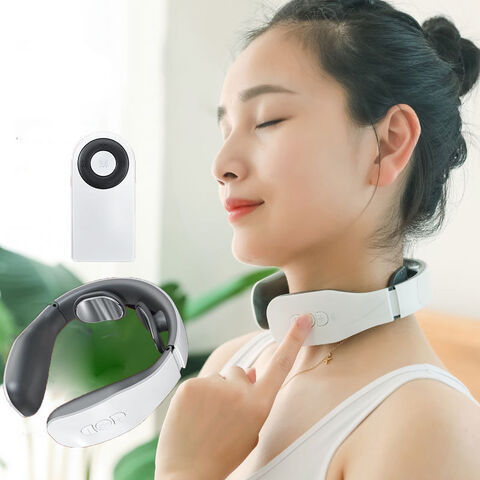China Remote Control Neck Massager Tens EMS Mini Heating Health Care With  Kneading Manufacturer and Supplier
