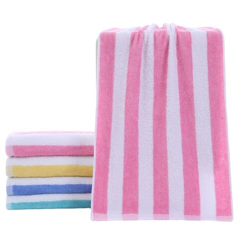 Paquete de 4 toallas de playa Cali Cabana 30 x 60 100% algodón Opciones de  color a rayas Toallas de piscina perfectas -  México