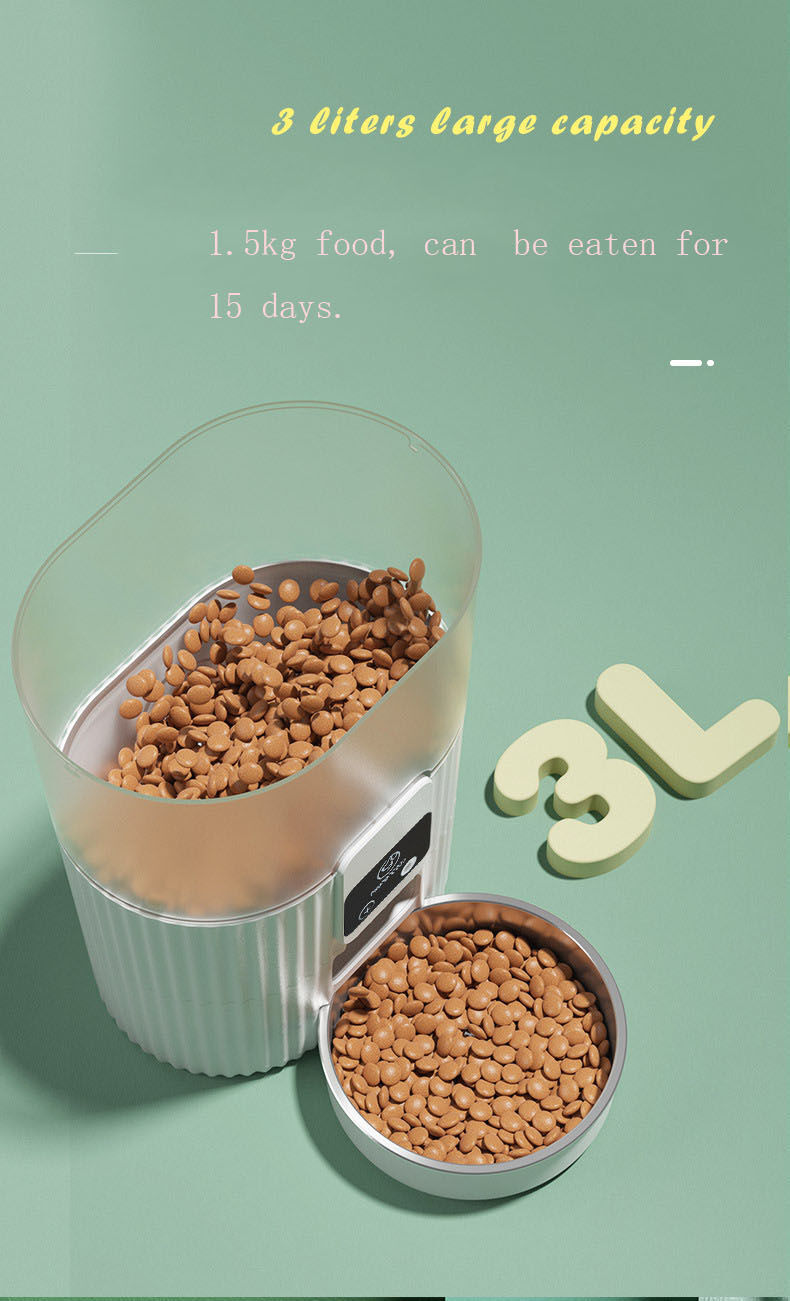 Buy Wholesale China Timed Automatic Cat Feeders Pet Smart Dry Food