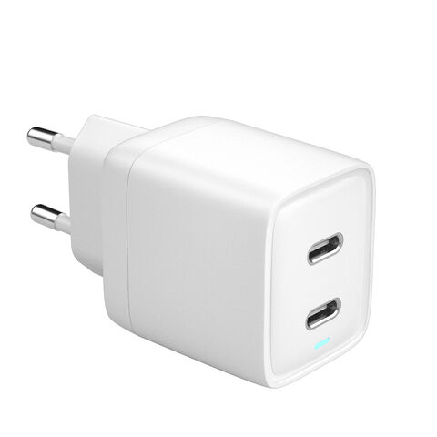 mcdodo Cargador USB C, bloque de cargador rápido USB C de 33 W, tamaño  pequeño, cargador dual USB-C y USB-A GaN tipo C, bloque de carga rápida