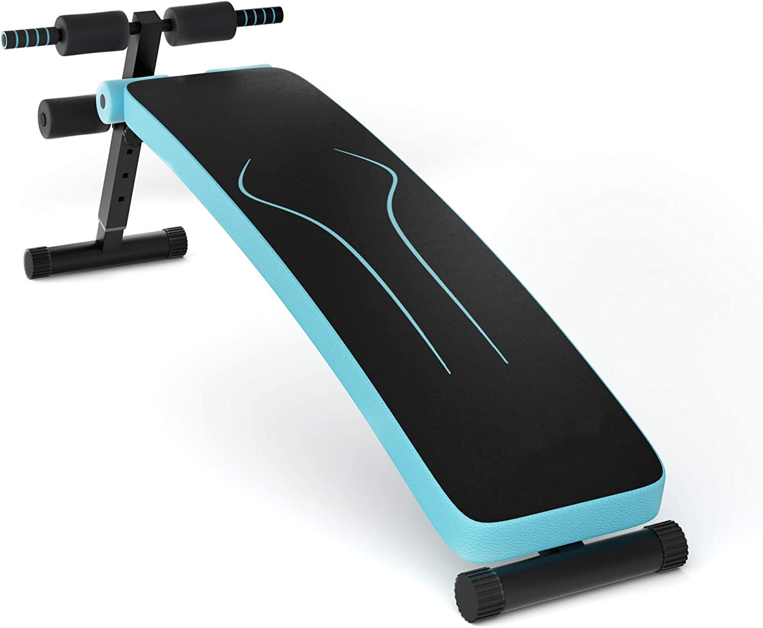Banco de pesas de utilidad – Bancos de fitness ajustables para  entrenamiento de cuerpo completo, plegable plano/inclinación/disminución de  la