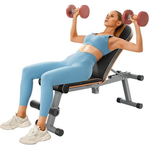 Banco de pesas ajustable, banco de pesas de cuerpo completo, banco de  utilidad, inclinación, declinación, banco de fitness para gimnasio en casa