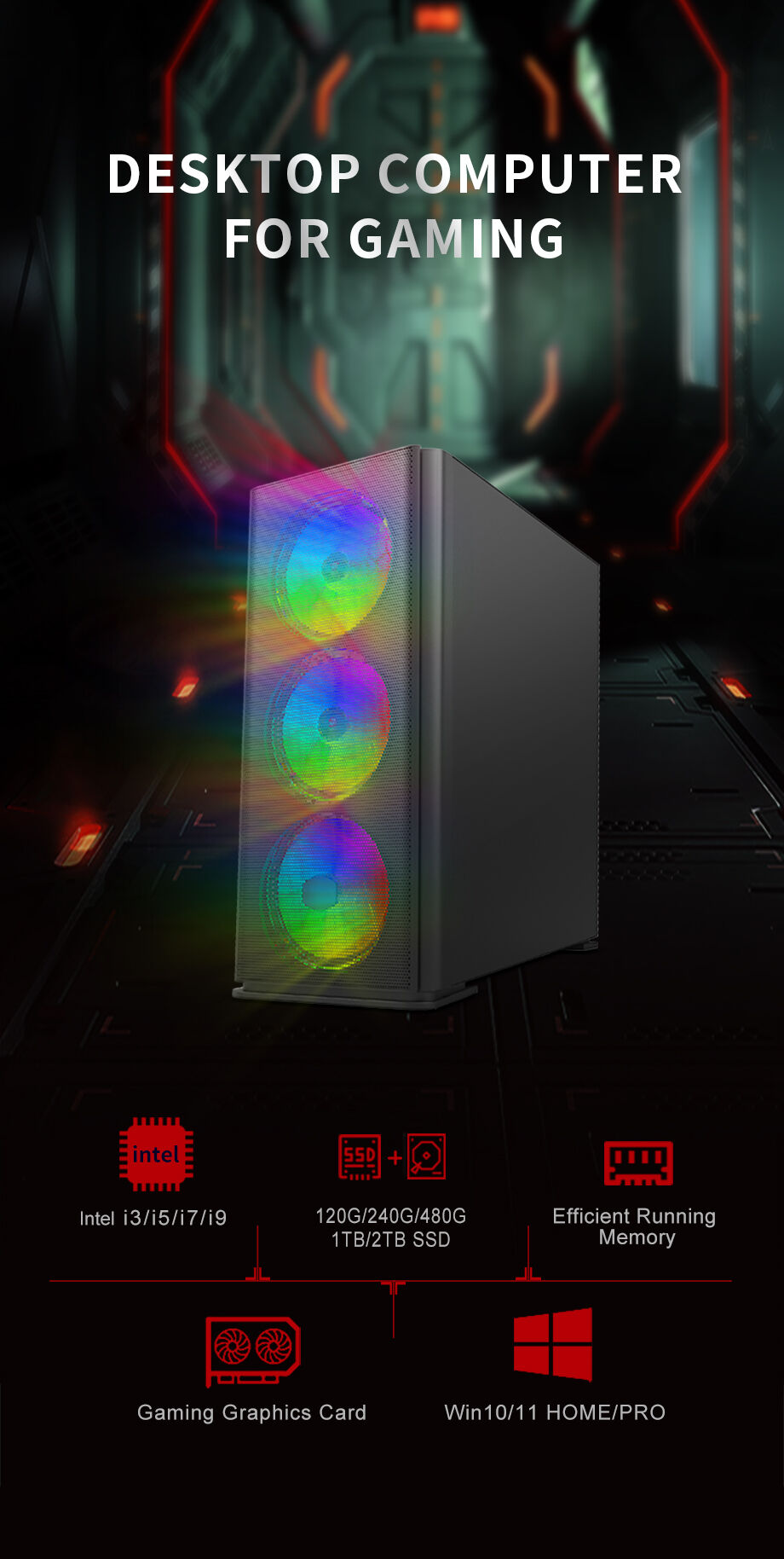 Buy Wholesale China Custom Factory Core I3 I5 I7 Aio Desktop Computer ...