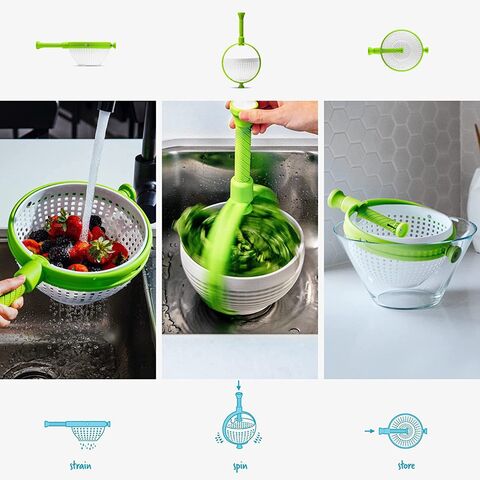Electric Salad Spinner Vegetable Dryer Drainer Strainer - China Vegetable  Washer and Kitchen Gadget price