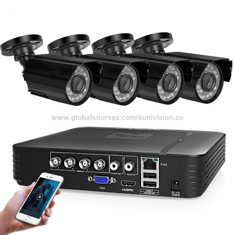 OEM de fábrica ecomonic 1080N 4CH sistema de cámara de seguridad AHD DVR kit de videovigilancia