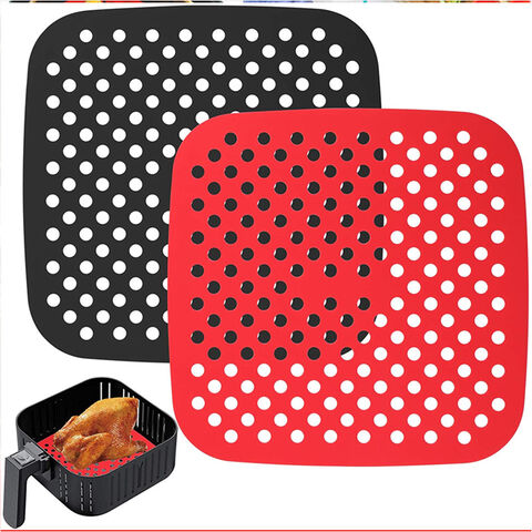 Friteuse À Air En Silicone Plateau De Cuisson Pour Four Panier Rond Tapis R