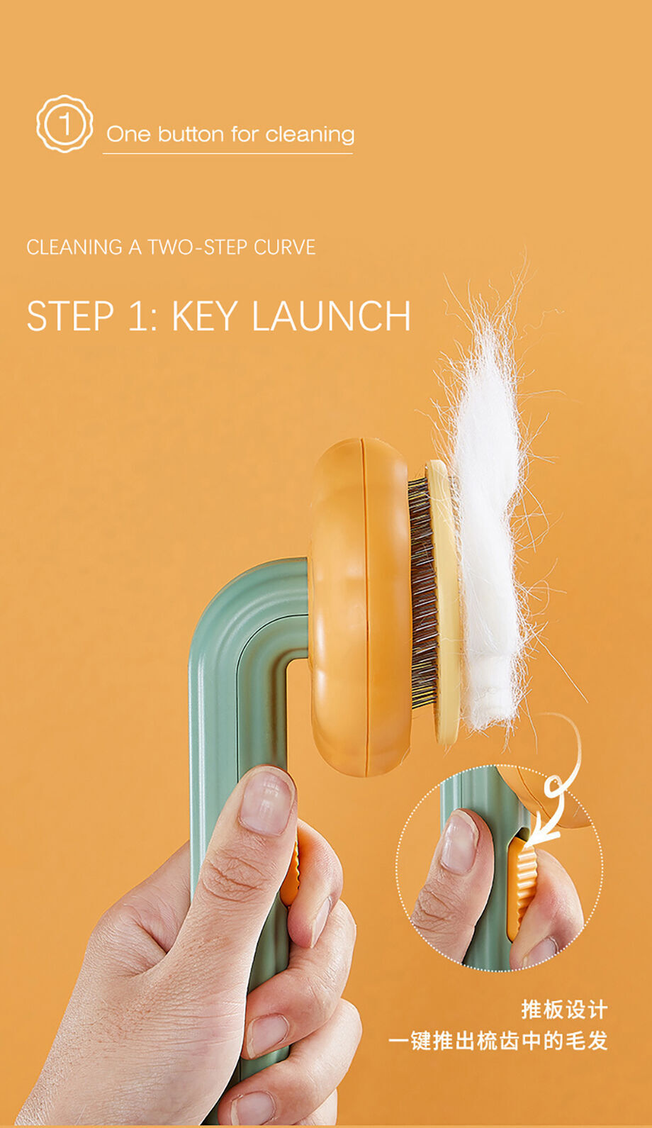 Buy Wholesale China Pet Brush White Pet Beauty Cleaning Brush Cat