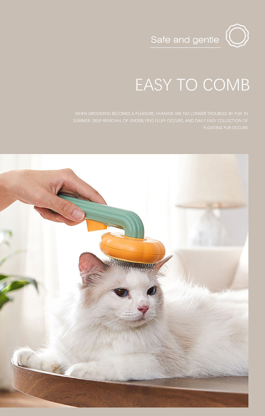 Buy Wholesale China Pet Brush White Pet Beauty Cleaning Brush Cat
