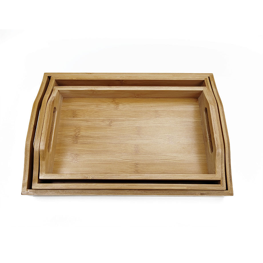 Buy Wholesale China Eco Friendly Bamboo Serving Trays Cheap Wholesale