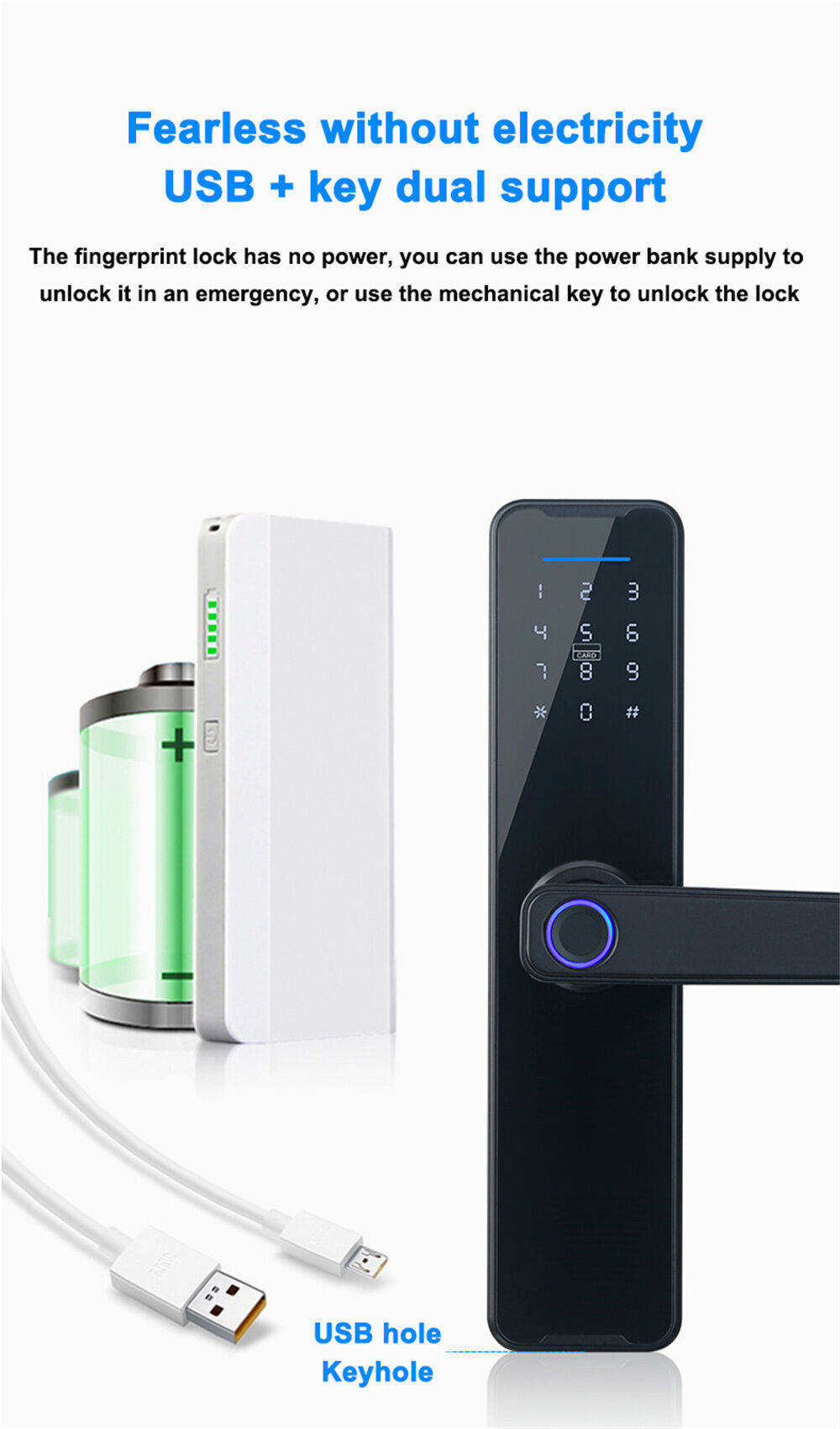 Buy Wholesale China Upgrade Fashion Waterproof Smart Lock Smart Lock Battery Smart Lock System