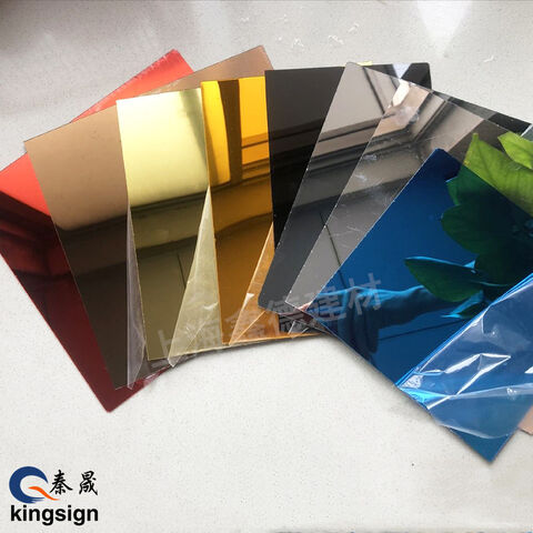 Buy Wholesale China Tome Flexible Mirror Sheets Gold Acrylic