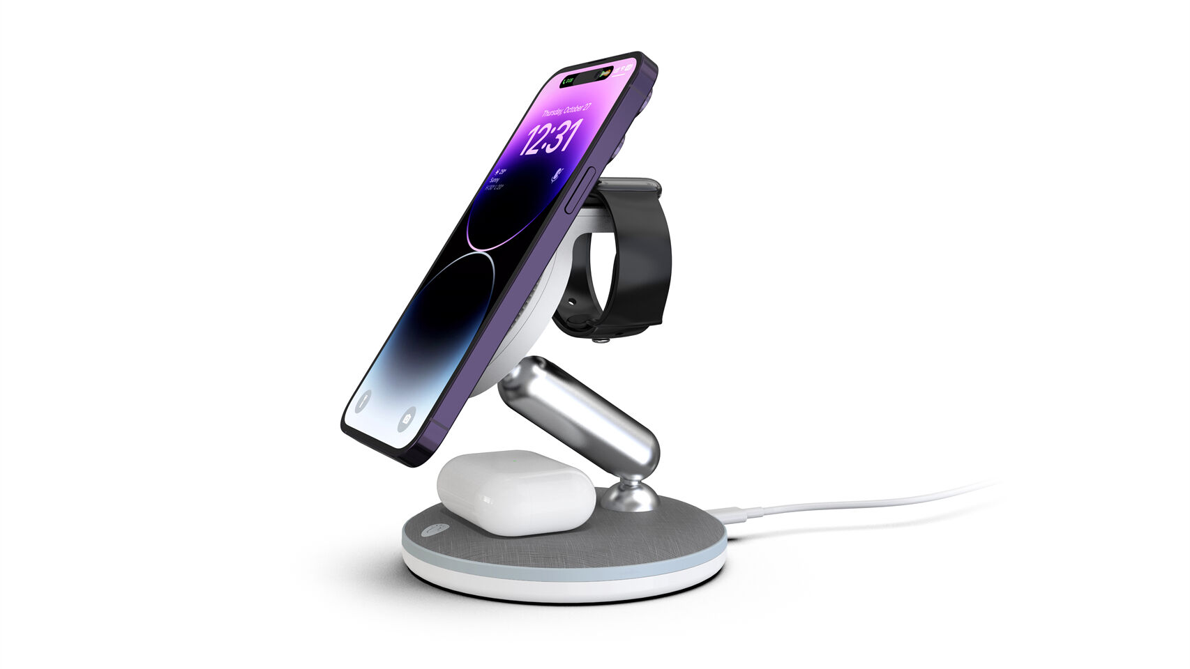 Buy China Wholesale 4 In 1 Canvas Base Magnetic Phone Holder Charger 