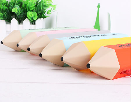 Buy Wholesale China Silicone School Pencil Case Pencil Shape