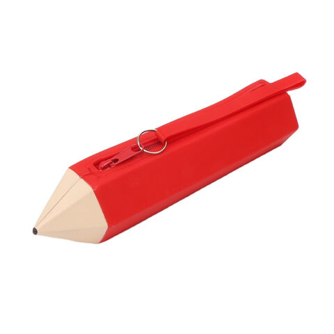 Buy Wholesale China Silicone School Pencil Case Pencil Shape