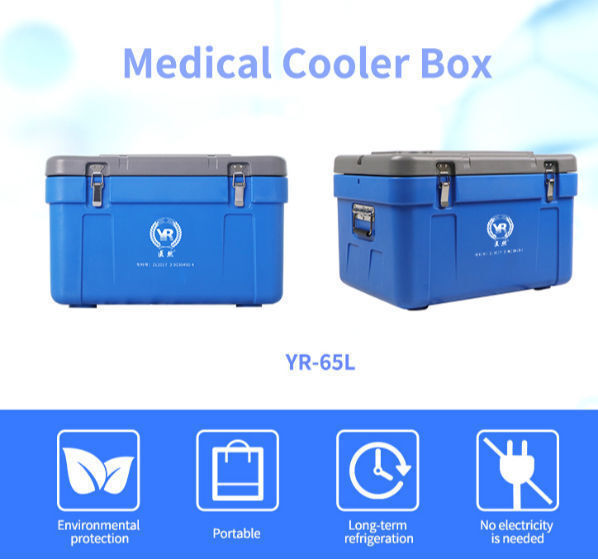 Boîte de glacière portable en plastique de 12 L pour l'industrie médicale -  Chine Incubateur, boîte de refroidisseur médical