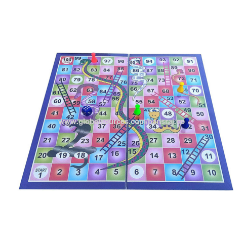 Wooden 2 in 1 Ludo Game /snakes & Ladder Game for Kids/adults. 