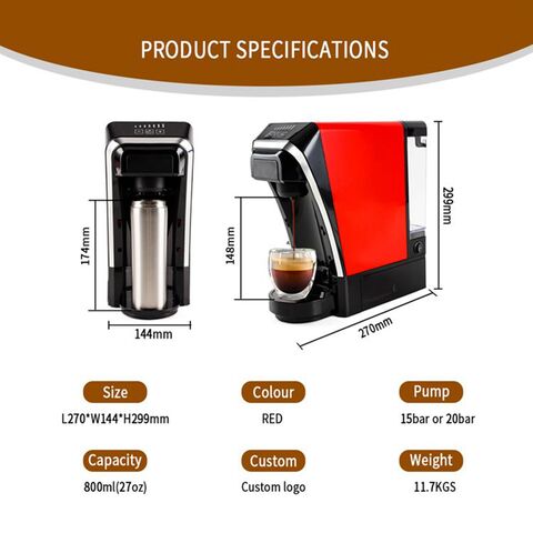 Buy Wholesale China 4 In 1 Multi-capsule Coffee Maker Dg Capsule Nes Capsule  Coffee Machine With Capsule Storage Function & Coffee Maker at USD 47