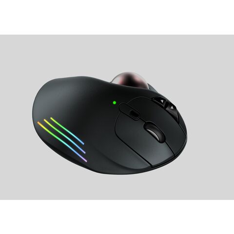 Logitech Ergonomic Wireless Trackball Mouse, Easy Thumb Control, Smooth  Tracking, Black 