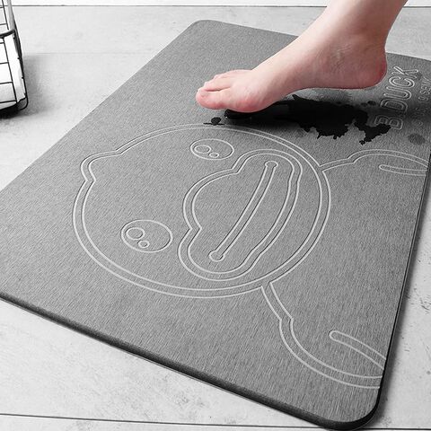 Kooteta Stone Bath Mat, natural diatomaceous earth bath mat, anti