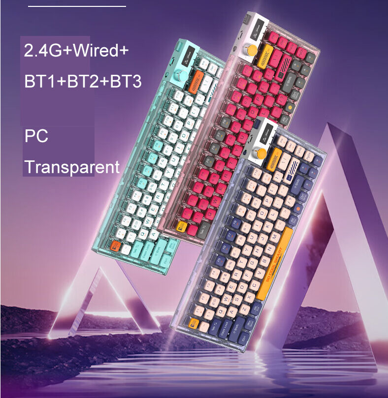 81 Key 96% Hot Swappable Gasket Mounted Mechanical Keyboard With Rgb ...