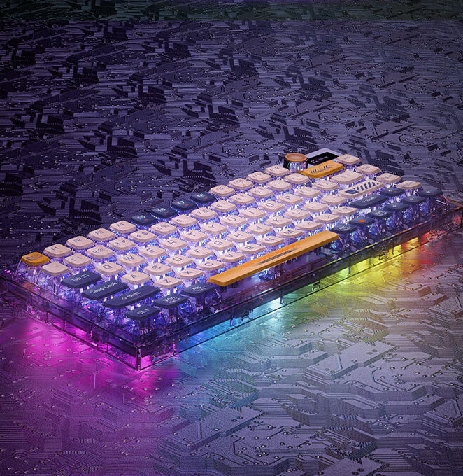 81 Key 96% Hot Swappable Gasket Mounted Mechanical Keyboard With Rgb ...