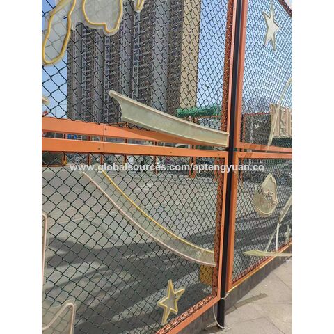Pvc Plastic Vinyl Coated Green Blue Yellow Red Brown Color Chain Link  Fence, Wholesale Used Chain Link Fence, 6 Foot Chain Link Fence, Hot Dipped  Galvanized Cyclone Mesh - Buy China Wholesale