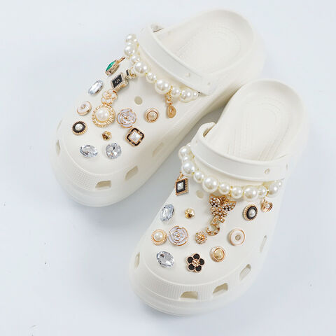 Hot Brand Shoes Charms Designer Croc Charms Bling Rhinestone Girl