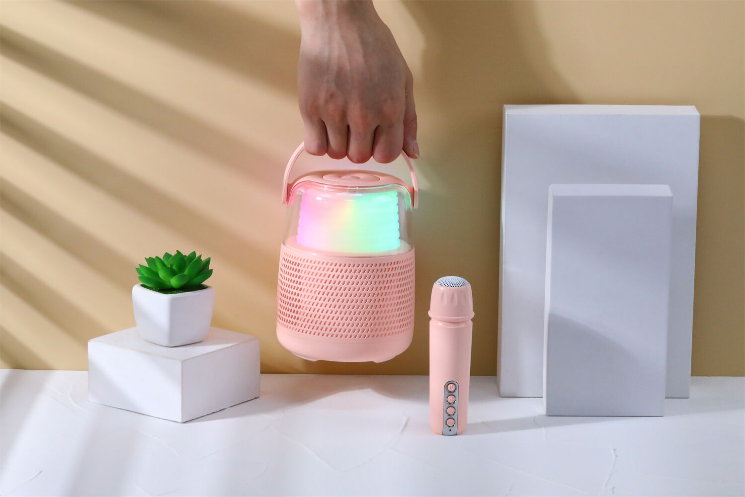 Bulk Buy China Wholesale Rgb Led Light Desk Table Handsfree Microphone ...