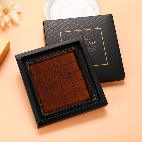 Boite de chocolats La Carrée, le coffret cadeau chocolat par Debotté