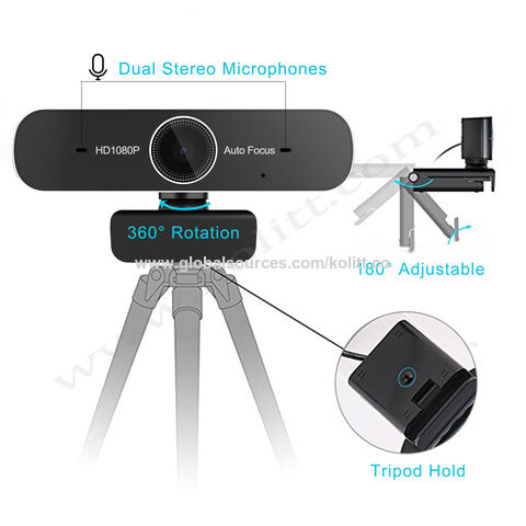 Webcam Camara Web Full Hd 1080p 2mp Usb Con Tripode