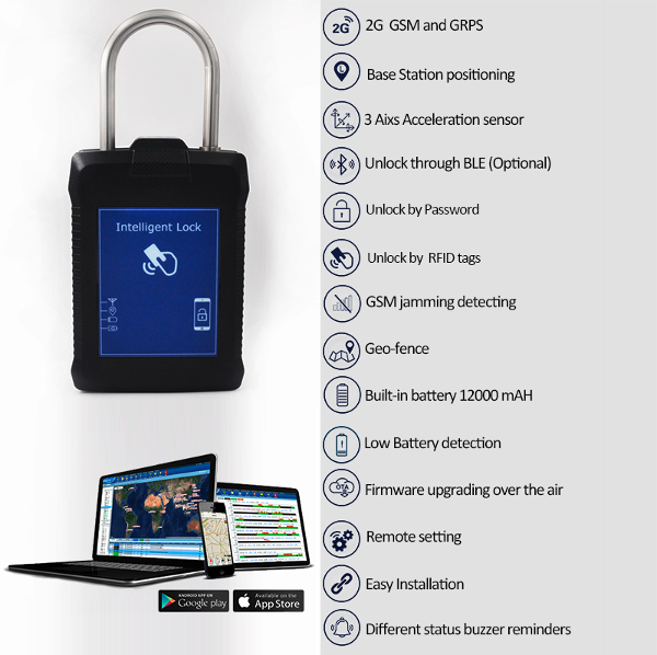 Buy Wholesale China Smart Elock Satellite Lock Smart Gps Lock For