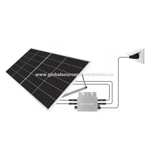 600W 700W Grid-connected Micro Solar Panel Smart Inverter MPPT