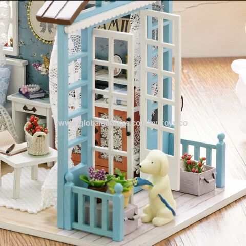 Kaufen Sie China Großhandels-Miniatur Geschenke Kinder Holz Weihnachten  Puppenhaus Mit Led-licht W06a345 und Hölzernes Weihnachts Puppenhaus Mit Led -licht Großhandelsanbietern zu einem Preis von 2 USD