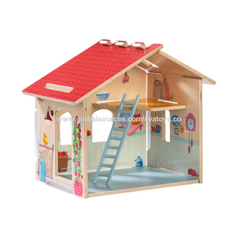 Maison de poupée de princesse en carton, Puzzle 3d, jouet éducatif à  assembler, cadeau pour enfants