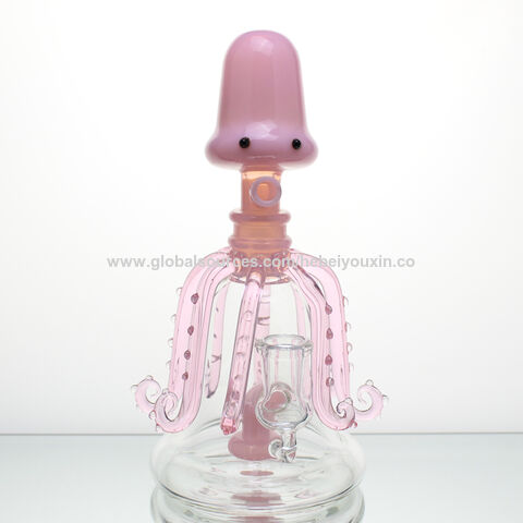 Cute Pink Bubbler for Smoking, Water Pipe
