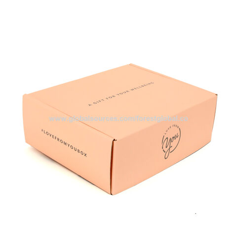 Mens Underwear Cuboid Cardboard Packaging Boxes Kraft Corrugated Mailer  Boxes SGS