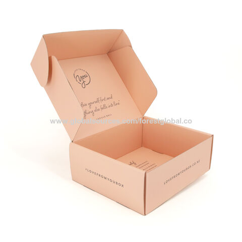 Mens Underwear Cuboid Cardboard Packaging Boxes Kraft Corrugated Mailer  Boxes SGS