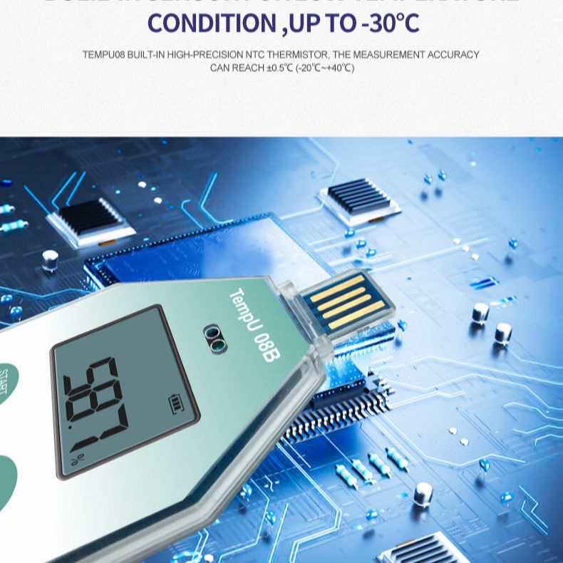 Buy Wholesale China Temp Humidity Data Logger Digital Usb Disposable ...