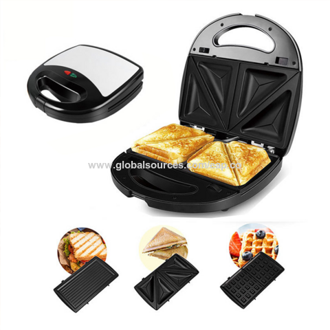 Simple New 750W Electric Egg Sandwich Maker Toaster Kitchen Breakfast  Waffle Bread Machine